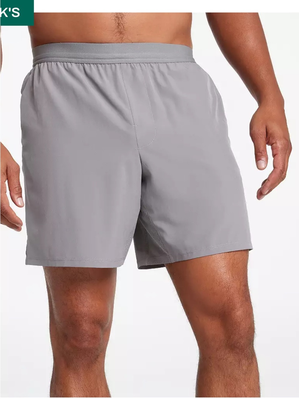 VRST Men's Athletic Shorts in Light Gray